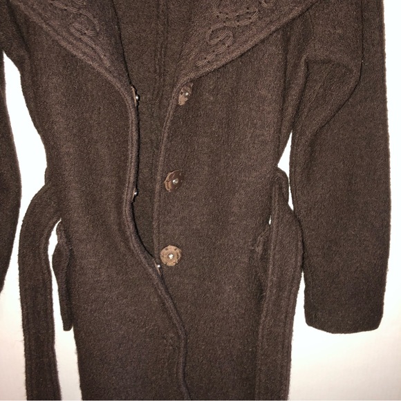 Cynthia Rowley 100% wool jacket size medium. Embroidered collar and lapel. - Picture 5 of 7